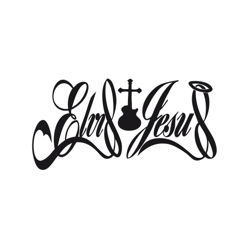 elvis jesus logo (vector)